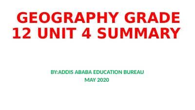 GEOGRAPHY GRADE 12 UNIT 4 SUMMARY .pdf